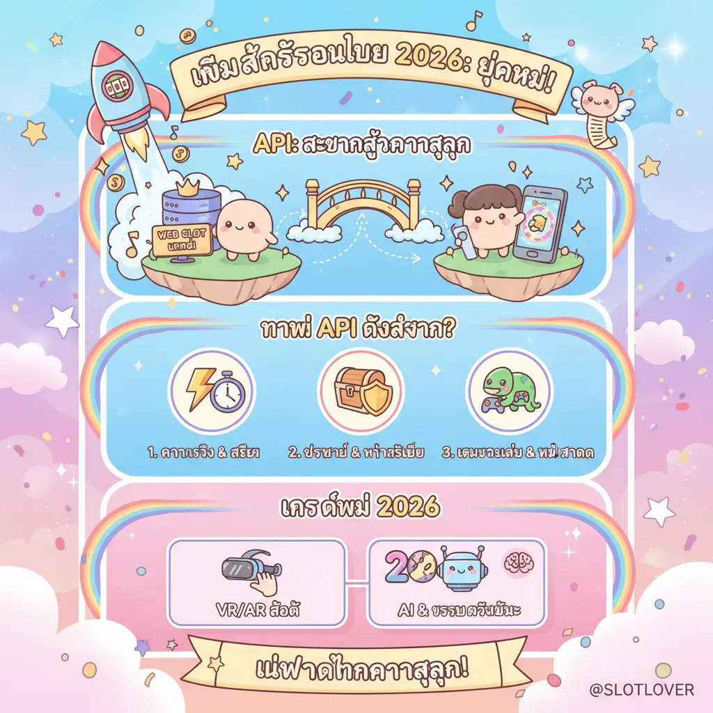 เว็บสล็อตเว็บตรง แตกดี - API