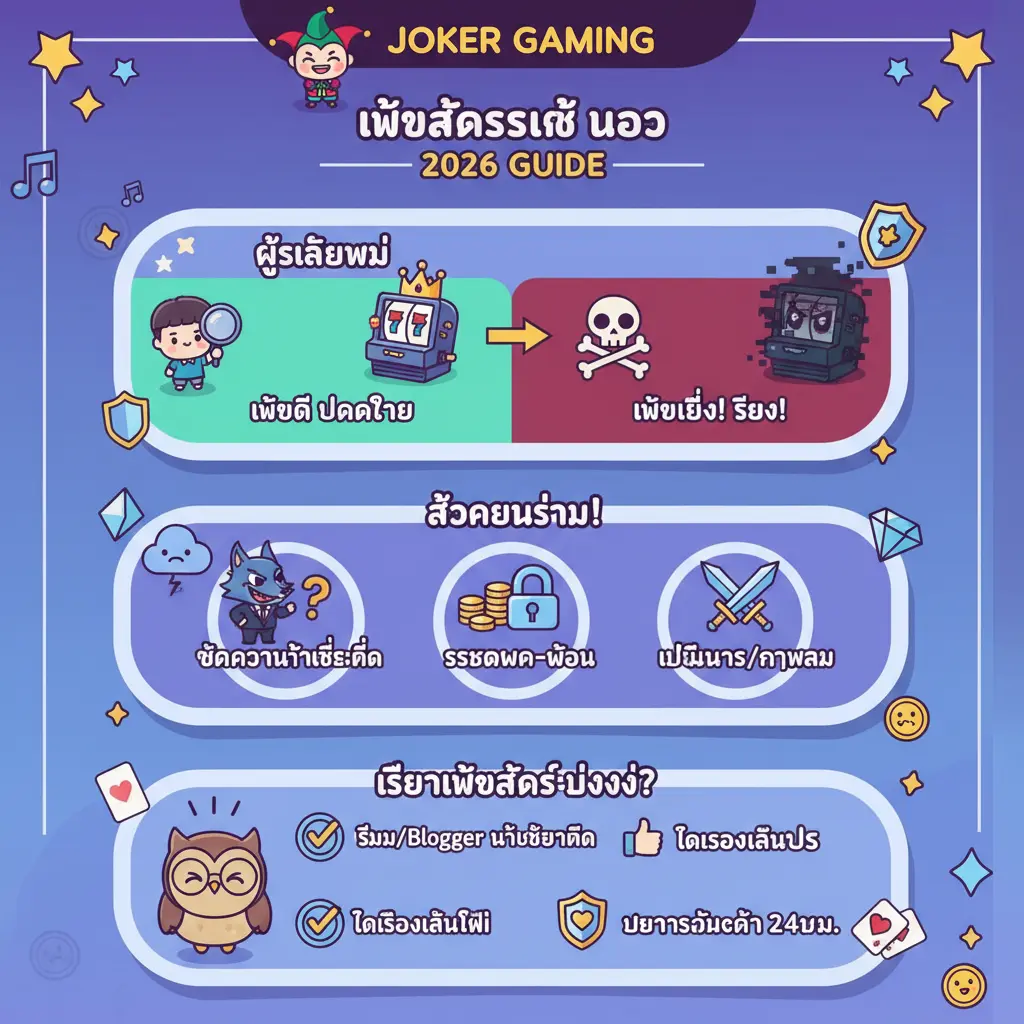 เว็บสล็อตแท้ นอก - Joker Gaming